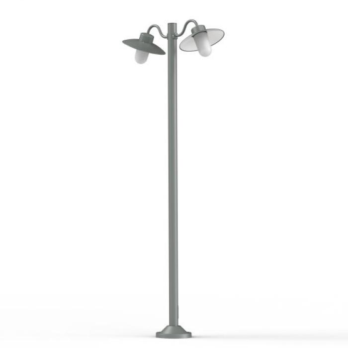 Mattglas metallgrau